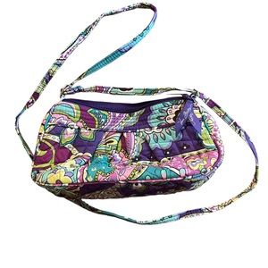 Vera Bradley small crossbody purple Heather pattern